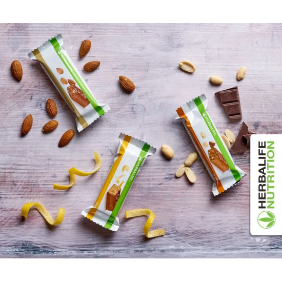 Herbalife Barrette proteiche Arachide e Cacao 14 barrette