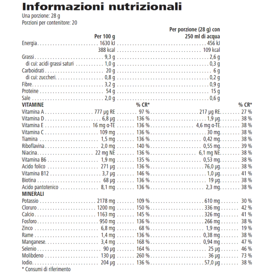 Protein Drink Mix Vegan növényi fehérje italpor
