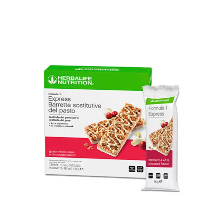 Formula 1 Express Mirtillo Rosso e Cioccolato Bianco