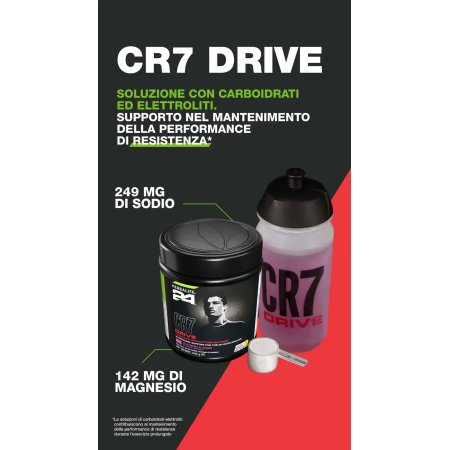 Herbalife CR7 Drive Bevanda di carboidrati ed elettroliti Acai Berry 540g